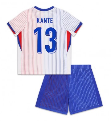 Francia Kante #13 Segunda Equipación Niños Eurocopa 2024 Manga Corta (+ Pantalones cortos)